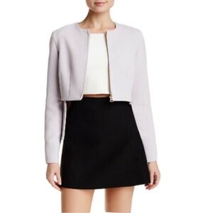 Derek Lam 10 Crosby Hi Lo Tuxedo Jacket Lilac Pastel Purple